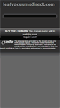 Mobile Screenshot of leafvacuumsdirect.com